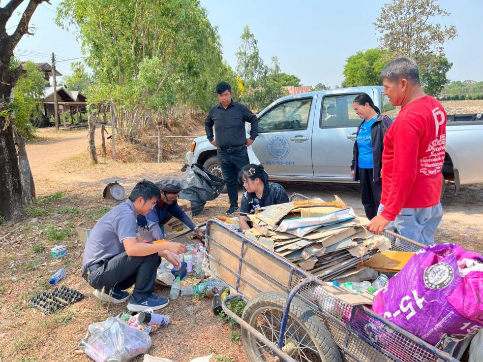 องค์การบริหารส่วนตำบลโนนงาม ได้ดำเนินกิจกรรมออกรับซื้อขยะรีไซเคิลและประชาสัมพันธ์รับสมัครสมาชิกธนาคารขยะ จำนวน ๔ หมู่บ้าน 